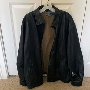 Men’s XL vintage polo Ralph Lauren leather Jacket